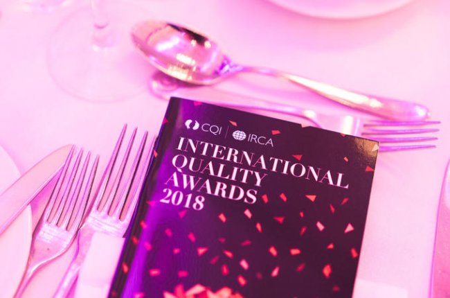 The International Quality Awards 2018